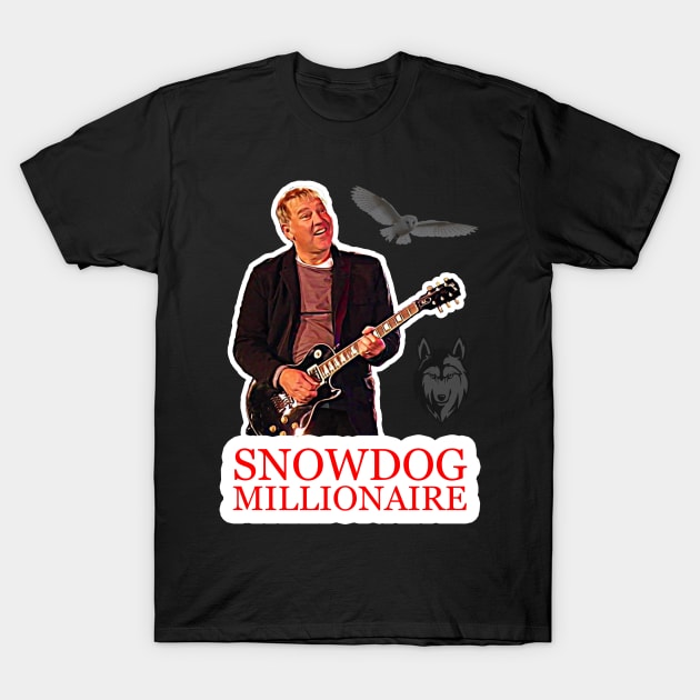 Rush - Lerxst is Snowdog Millionaire! T-Shirt by RetroZest